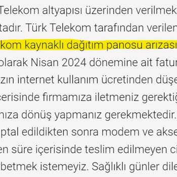Türk Telekom Bitmeyen Altyapı Arızası