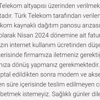 Türk Telekom Bitmeyen Altyapı Arızası
