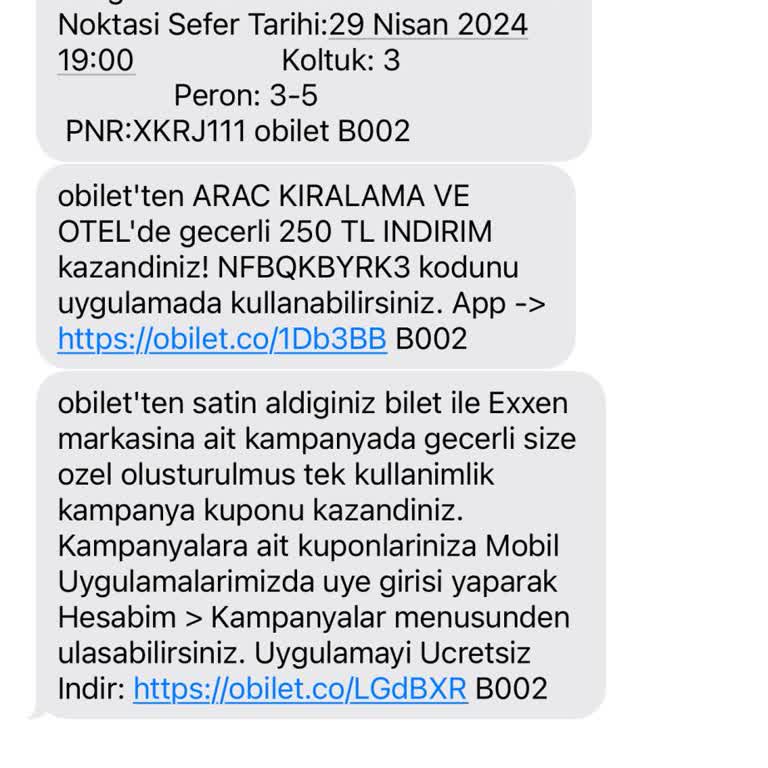 Güney Akdeniz Seyahat Bilet İadesi Yapmadılar
