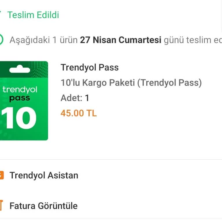 Trendyol Sepetime Otomatik Olarak Trendyol Pass Ekleyip İade Almıyor