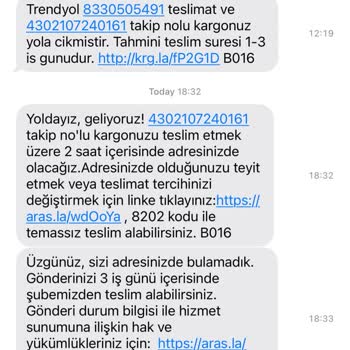 Aras Kargo İş Yapmak İstemiyor