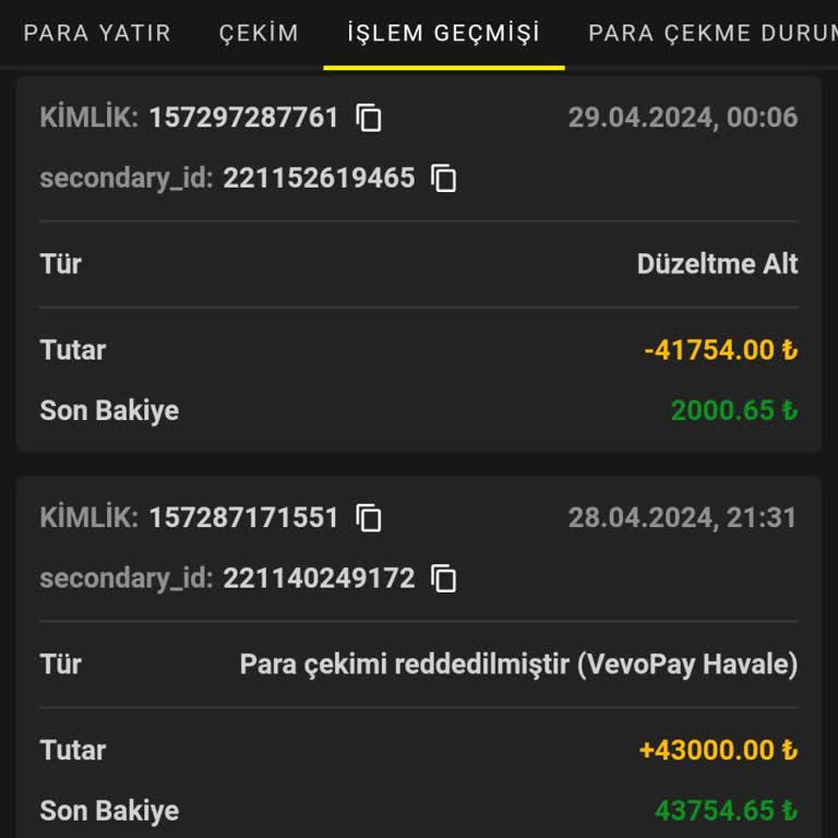 Adiosbet Mağduruyum 41.750 TL Paramı Rızam Dışında Hesaptan Çektiler