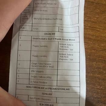 Popeyes Bursa Korupark Şubesinin Kötü Hizmeti!