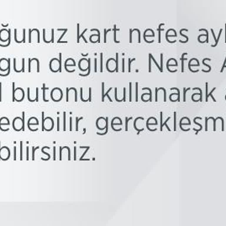Ziraat Bankası Nefes Ayları Başvuru Sonucum Gelmedi