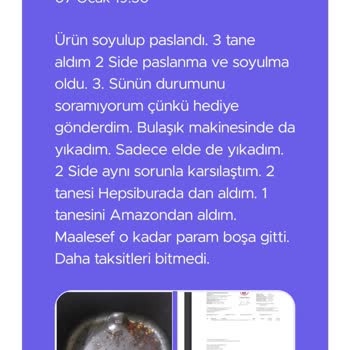 Kumtel Air Fryer Paslanma Sorunu