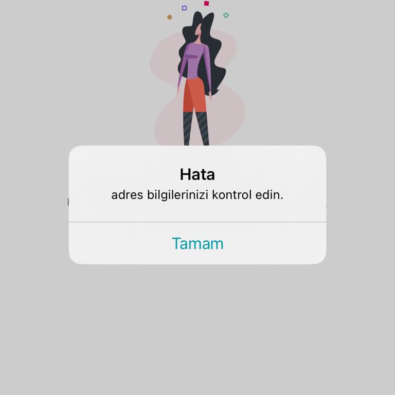 Watsons Adres Bilgilerinizi Kontrol Edin Hatası