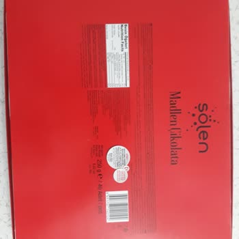 Şölen Çikolata Şölen Madlen Çikolata Bozuk Çıktı.