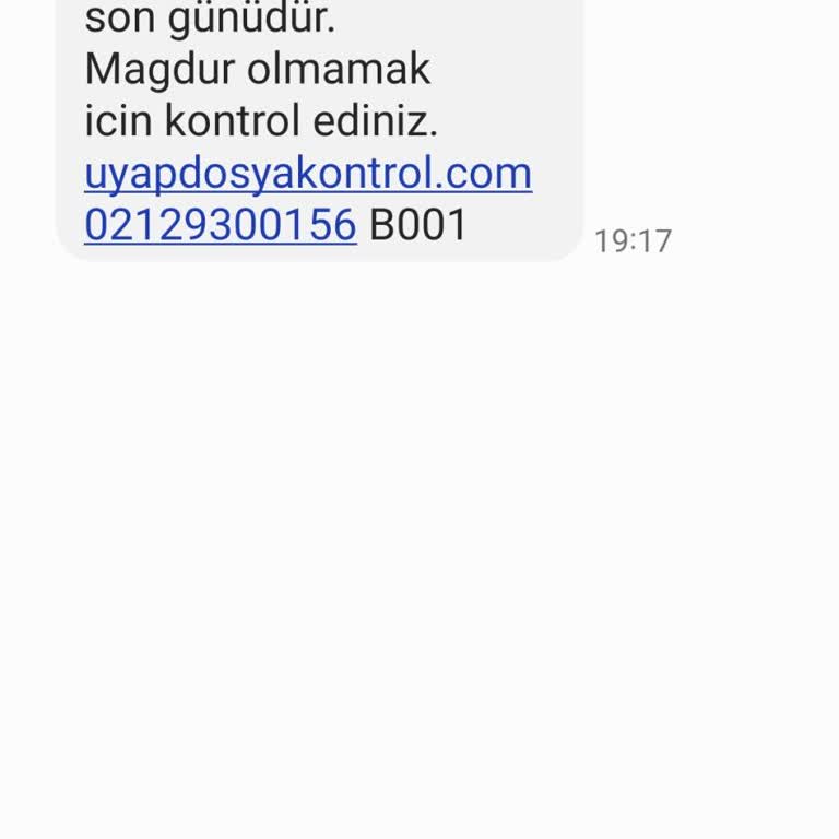ERESTA (SMS) Haksız Ceza Dosyası İddiasıyla Karşı Karşıyayım!