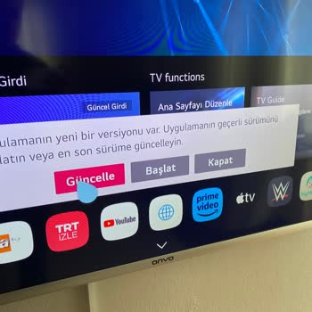 Onvo Smart TV Yazılım Güncelleme Sorunu