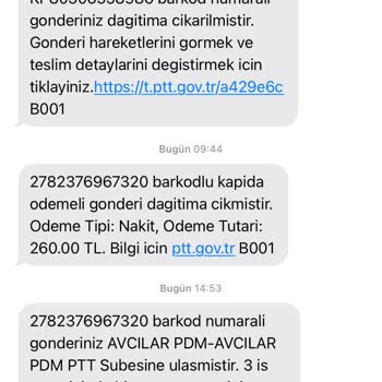 PTT Kargo Avcılar PDM Den Kargolarım Gelmiyor