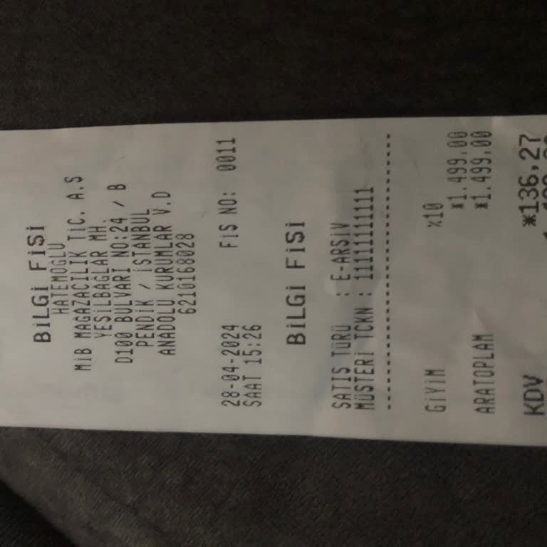 Hatemoğlu Giyim Tüketici Kanunlarını Bilmeyen Ve Müşteri Memnuniyetini Bilmeyen Mağaza