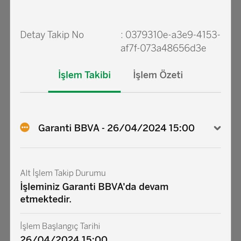 Garanti Bankası'nda Bekleyen Ödeme Sorunu