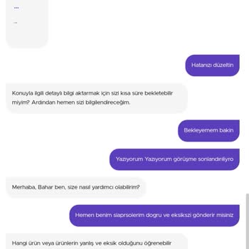 Getir Yemek Şikayet