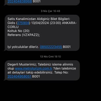 Metro Turizm Bayram Dönüşü Mağduriyet Ve İade Sorunu