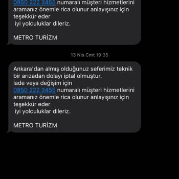 Metro Turizm Bayram Dönüşü Mağduriyet Ve İade Sorunu