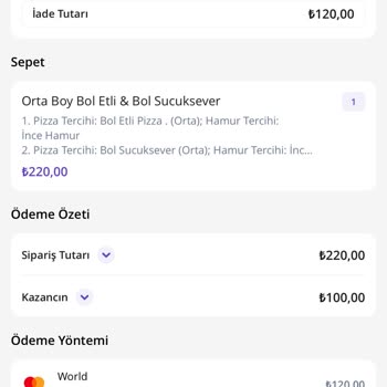 Getir Sürekli İptal Edilen Yemek
