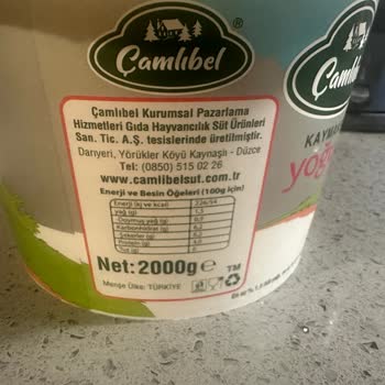 Halkmar Çamlıbel Yoğurt Küf Problemi