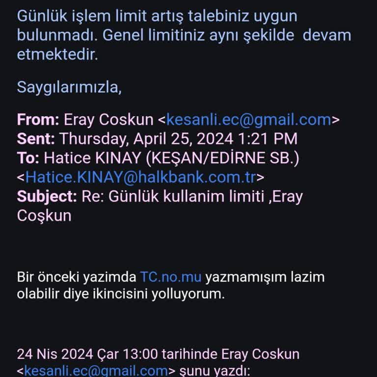 Halkbank Günlük Döviz Kullanım Limitleri Sıkıntı