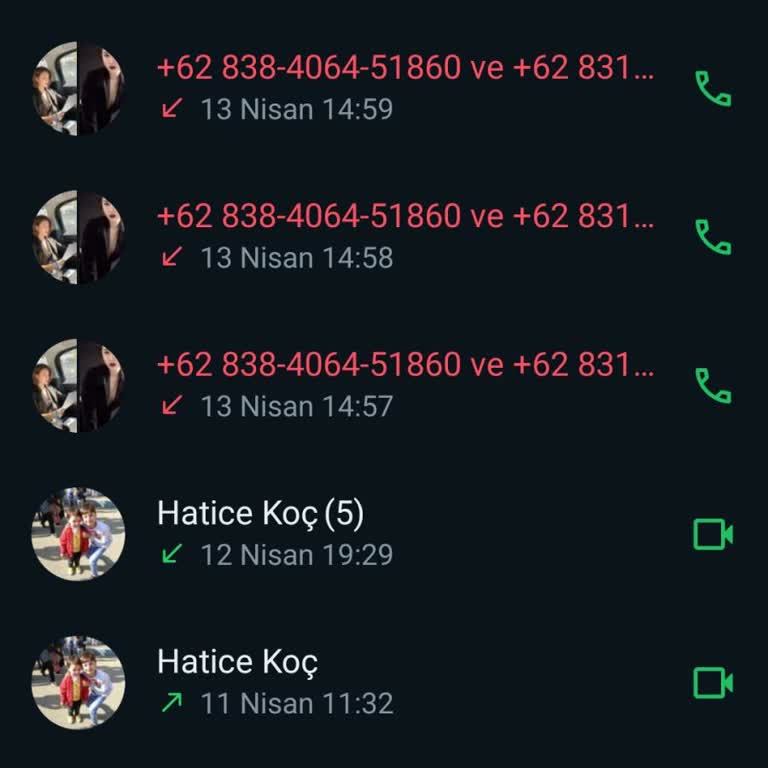 WhatsApp Tanımadığım Numaradan Arama Geldi