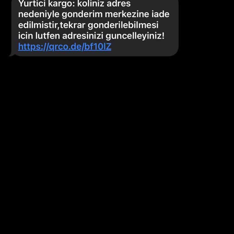 E-ticaret Marka Taklidiyle Dolandırıcılık 0855 Numaralı Bilinmeyen Bir Numaradan Yurtiçi Kargo Adına Mesaj