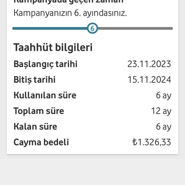 Vodafone Tarife Taahhüt Sorunu