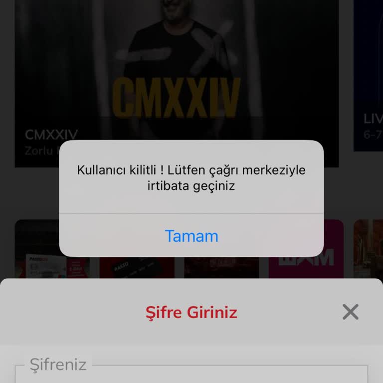 Passolig Kullanıcı Kilitli! Uygulamaya Giremiyorum