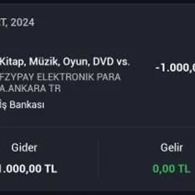 Fzypay Kartımdan Habersiz Çekim Yapmış!