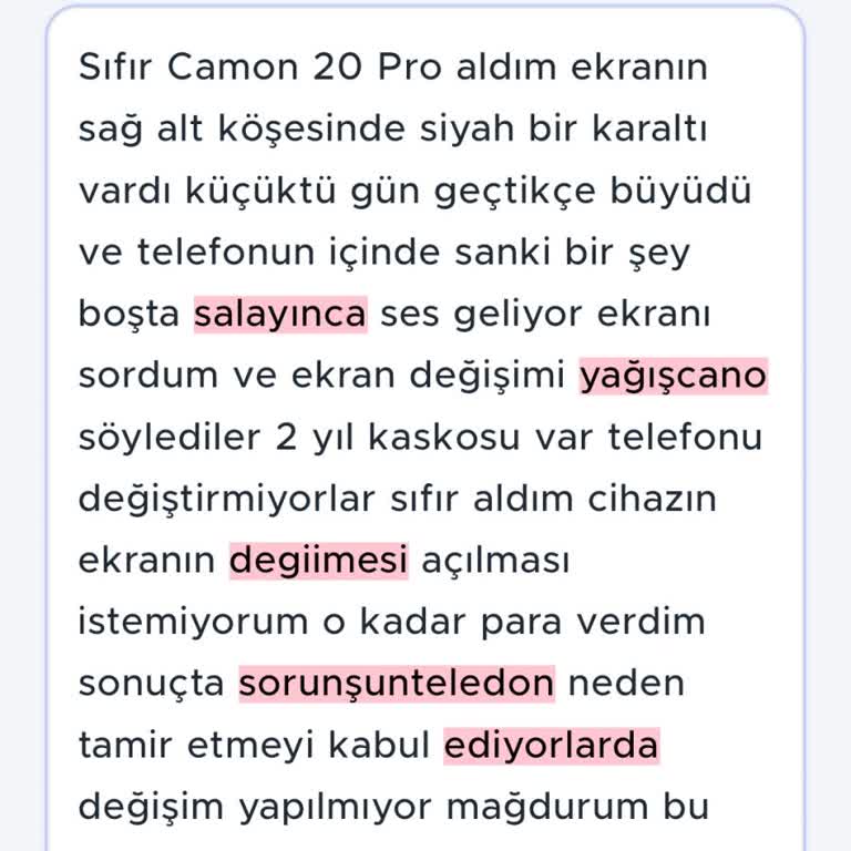 Sorunlu Cihaz Verildi Media Markt