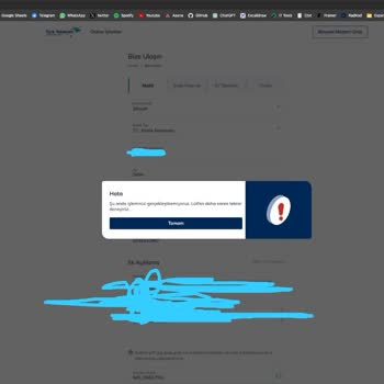 Türk Telekom'un Uygulaması Ve Şikayet Formları Bile Çalışmıyor