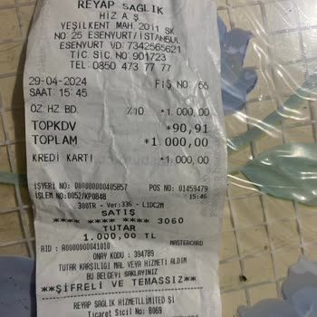 Reyap Hastanesi İlgi Ve Hizmet Sıfır