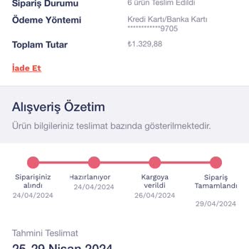 Penti Eksik Ürün Yolladı
