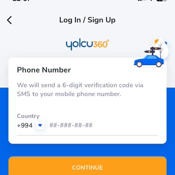 Yolcu360 Telefonumdan Sisteme Giremiyorum.