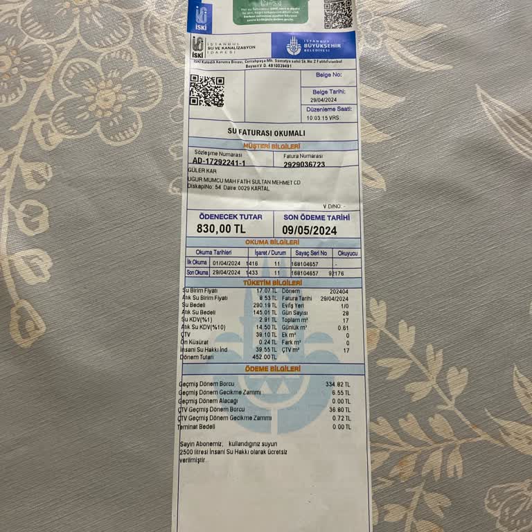 İSKİ Ödemiş Olduğum Faturalar Tekrar Geçmiş Borç Olarak Geliyor