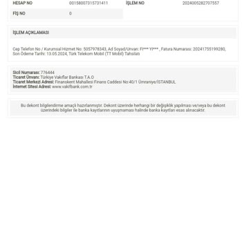Türk Telekom Fatura Tutar Farklılığı