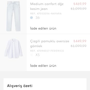 Mango İade Ücretimi Yatırmadı