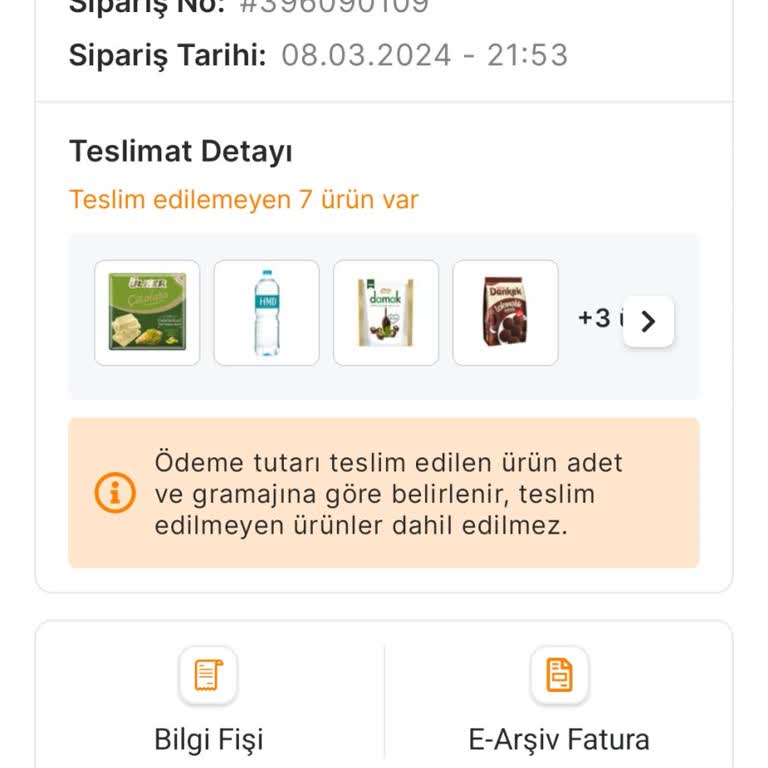 Migros Sanal Market Teslimat Yapılmadı, Ücret İadesi Olmadı
