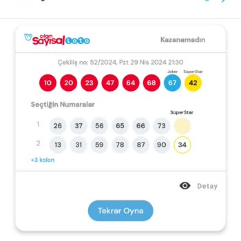 Süper Loto İki Numara Çıktı Neden Kazanamadım