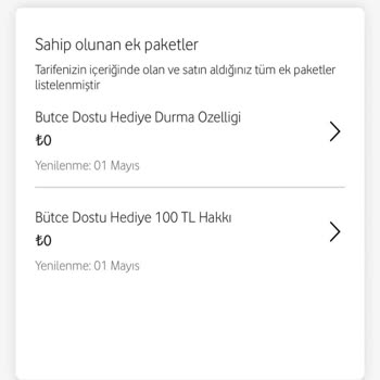 Vodafone'un Eksik Bilgilendirmesi