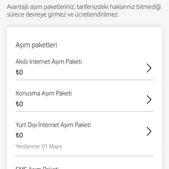 Vodafone'un Eksik Bilgilendirmesi