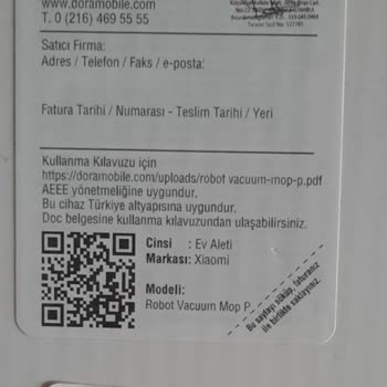 Dora Mobile Trendyol'dan Alınan Robot Süpürge Arızası Ve Servis Sorunu