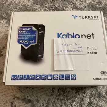 Kablo Net TÜRKSAT Modem İadesi Seri No Uyuşmaması