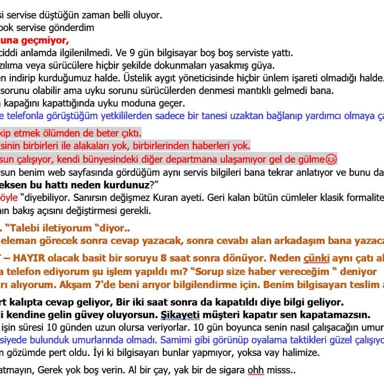 Monster Servis Sınıfta Kaldı