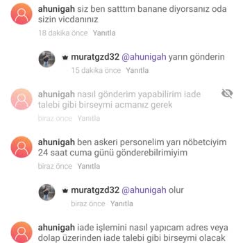 Dolap.com Çözüm Üretmiyor Hatalı Ürün Ve Haksız İşlem Bedeli