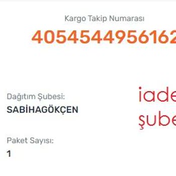 Aras Kargo İade Kesen Şubeleriniz Yüksek Desi Giriyor