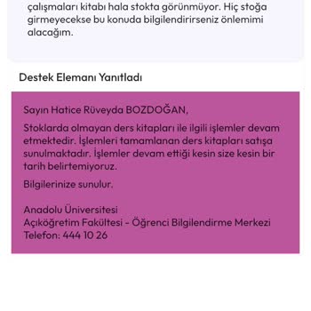 Anadolu Üniversitesi Açıköğretim Fakültesi Kitap Satış İlgisizliği