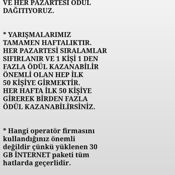 Oyna Kazan GB Kazan 30GB İnternet Tanımlanmaması