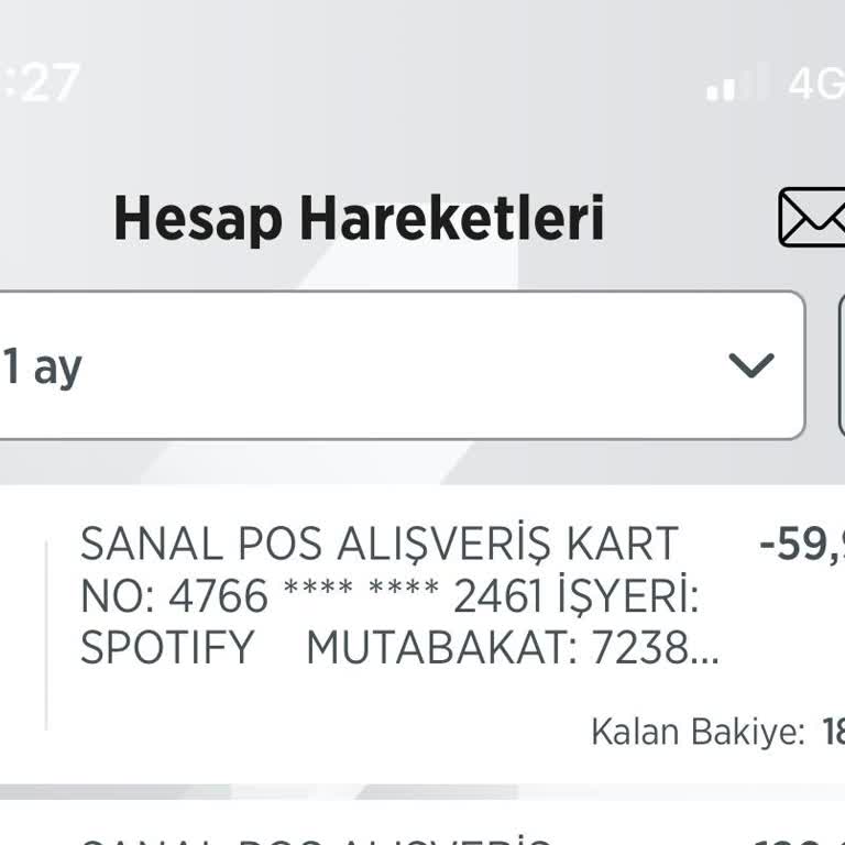 Spotify Habersiz Para Çekimi