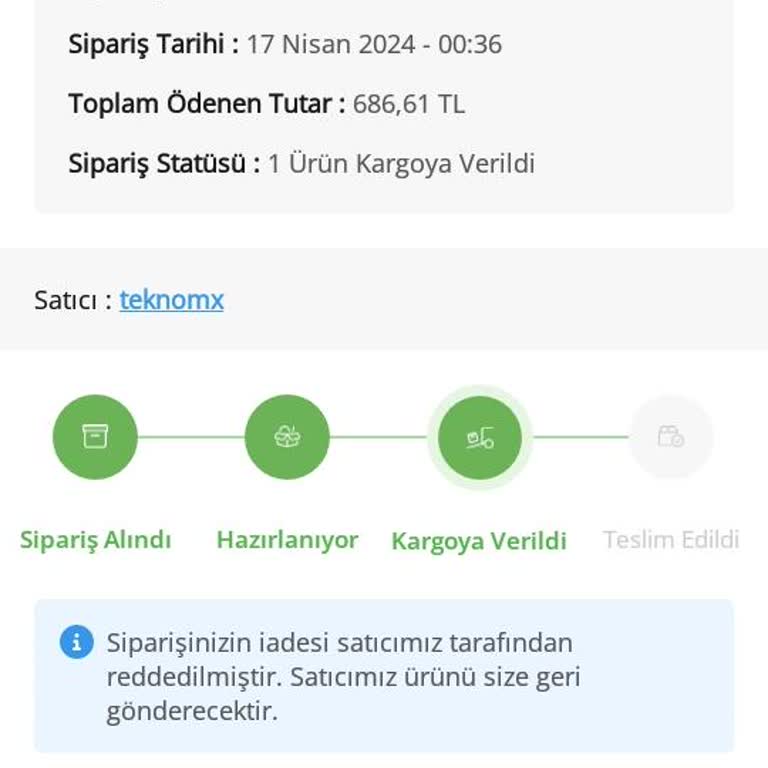 ÇiçekSepeti Kusurlu Ürün İadesi