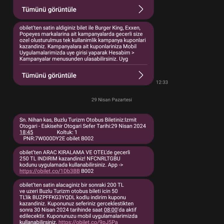 Buzlu Turizm Muavin Uygunsuz Sözlü Davranışlar