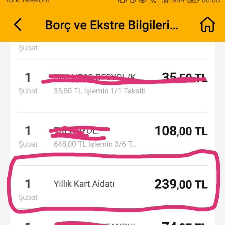 VakıfBank Kart Aidat Kesintisi
